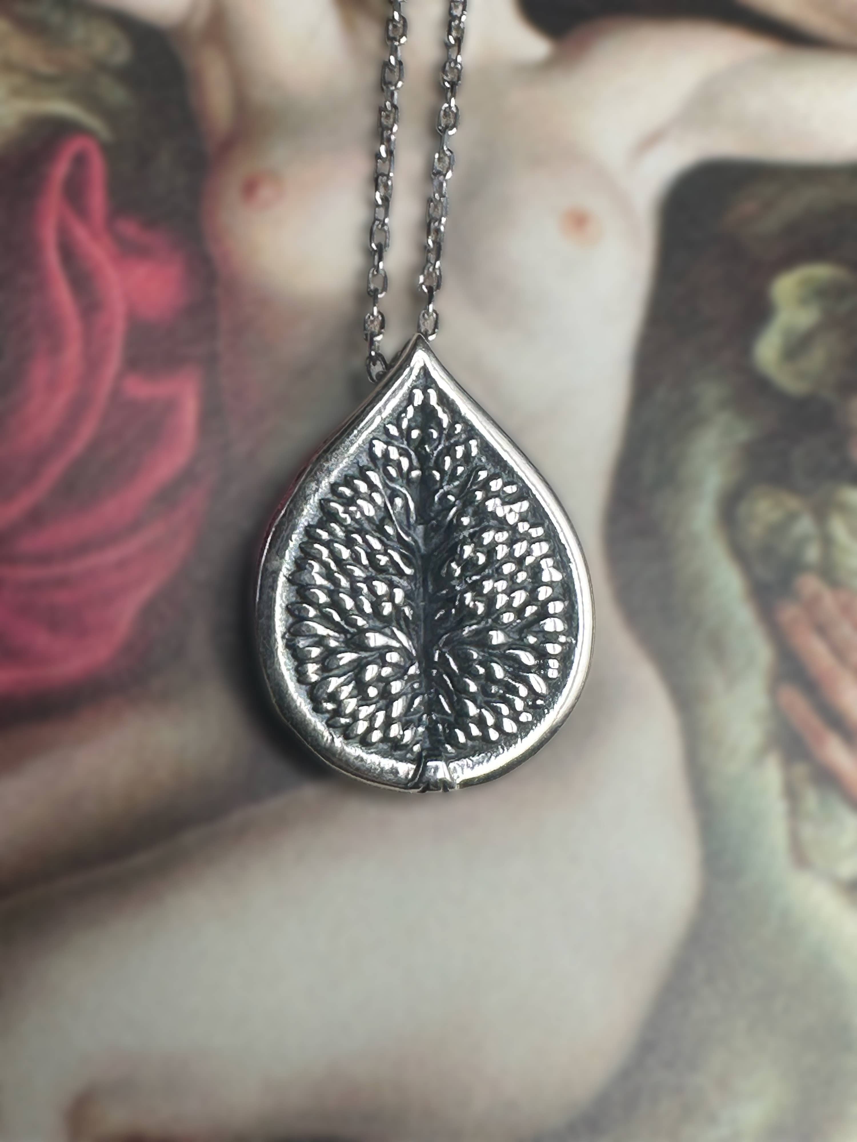 Flesh & Soul - Wholesale Pendant/Charm Necklace - FIG NECKLACE - Dionysian Symbol of HEDONISM and Celebration 6