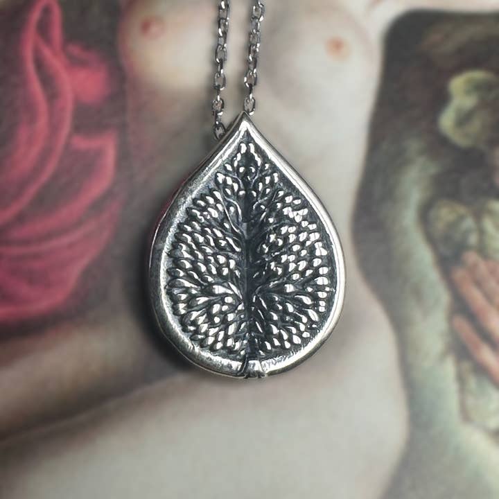 Flesh & Soul - Wholesale Pendant/Charm Necklace - FIG NECKLACE - Dionysian Symbol of HEDONISM and Celebration 6