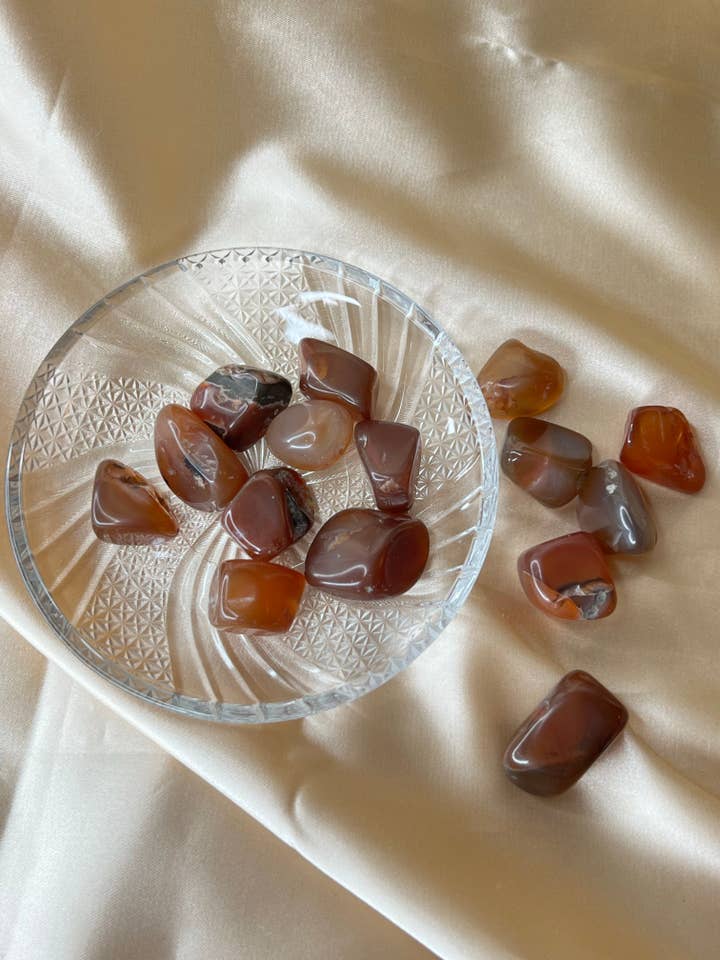 Carnelian Tumbled Stone for wholesale by Serendipity Crystals