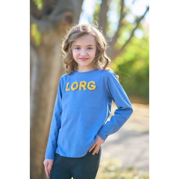 Mädchen T-Shirt Stewardess LORG Gelb für den Großhandel von La ormiga