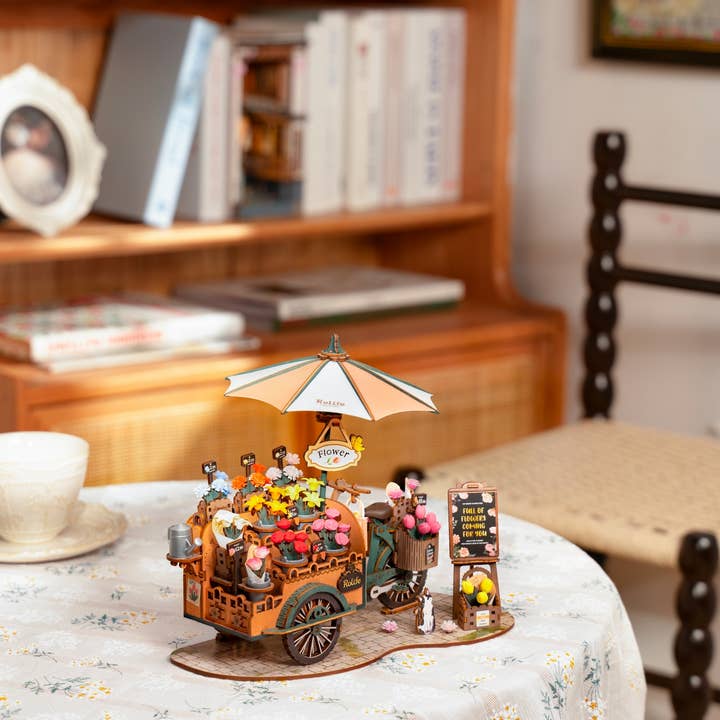 Hands Craft - Wholesale Puzzle - Kids - 3D Wooden Puzzle: Blossom Cart2