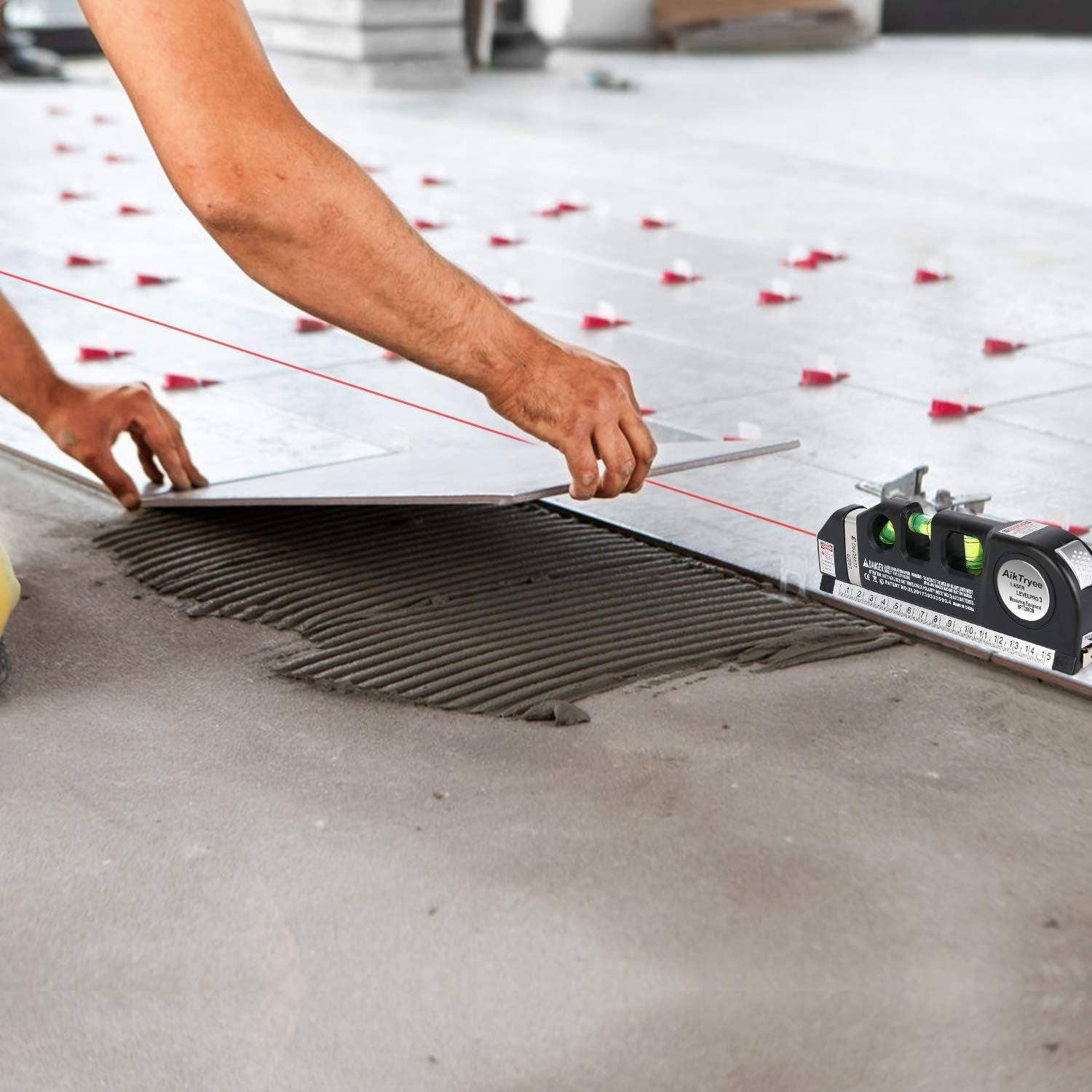 VIGOR – Fita métrica por atacado – Nível de medição a laser infravermelho de alta qualidade Laser03 multi-função magnético (Pacote de 10)5