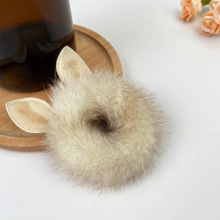 SoapElenGlen - Wholesale Hair Tie - Mink Fur Cute Hair Tie