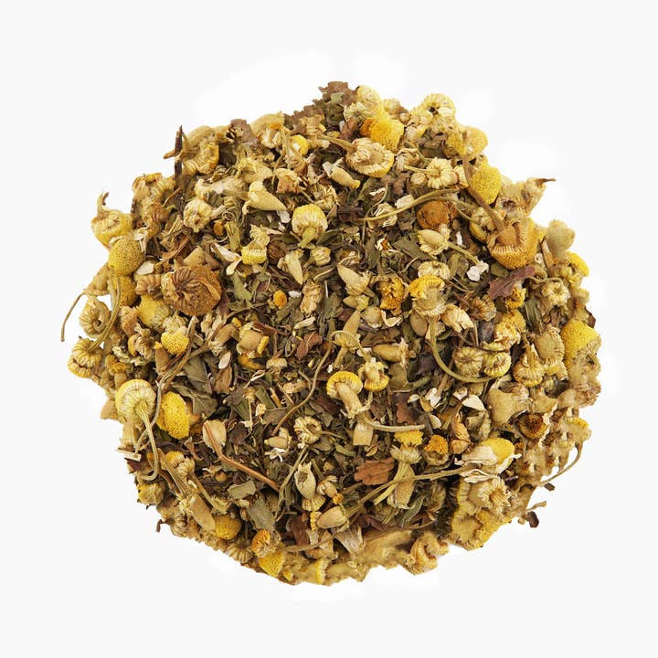 "Restroom Occupied" Chamomile Peppermint Tea for wholesale by Musicalitea