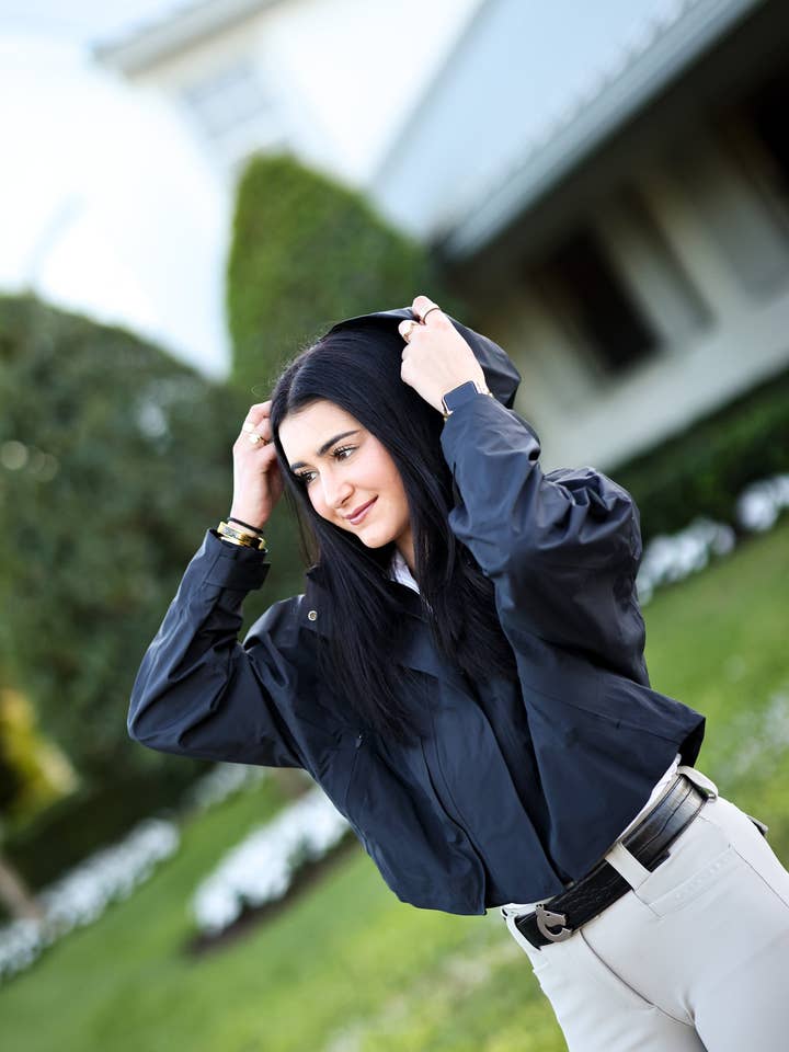 Marie Rain Coat | Black for wholesale by Criniere Life