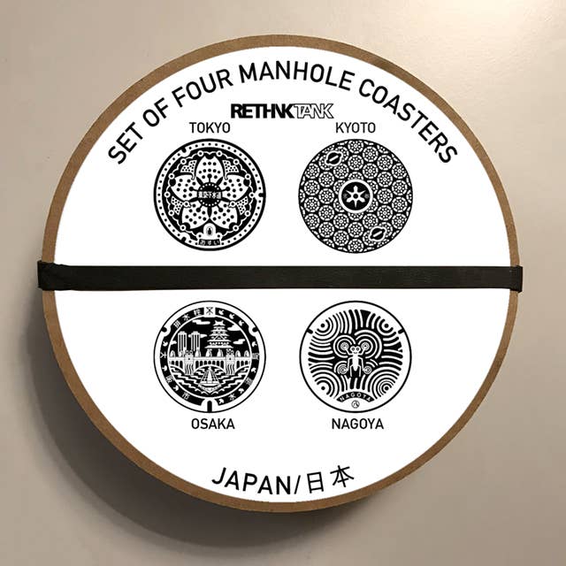 Tombino - Venta al por mayor Posavasos - Posavasos con tapa de alcantarilla, Japón