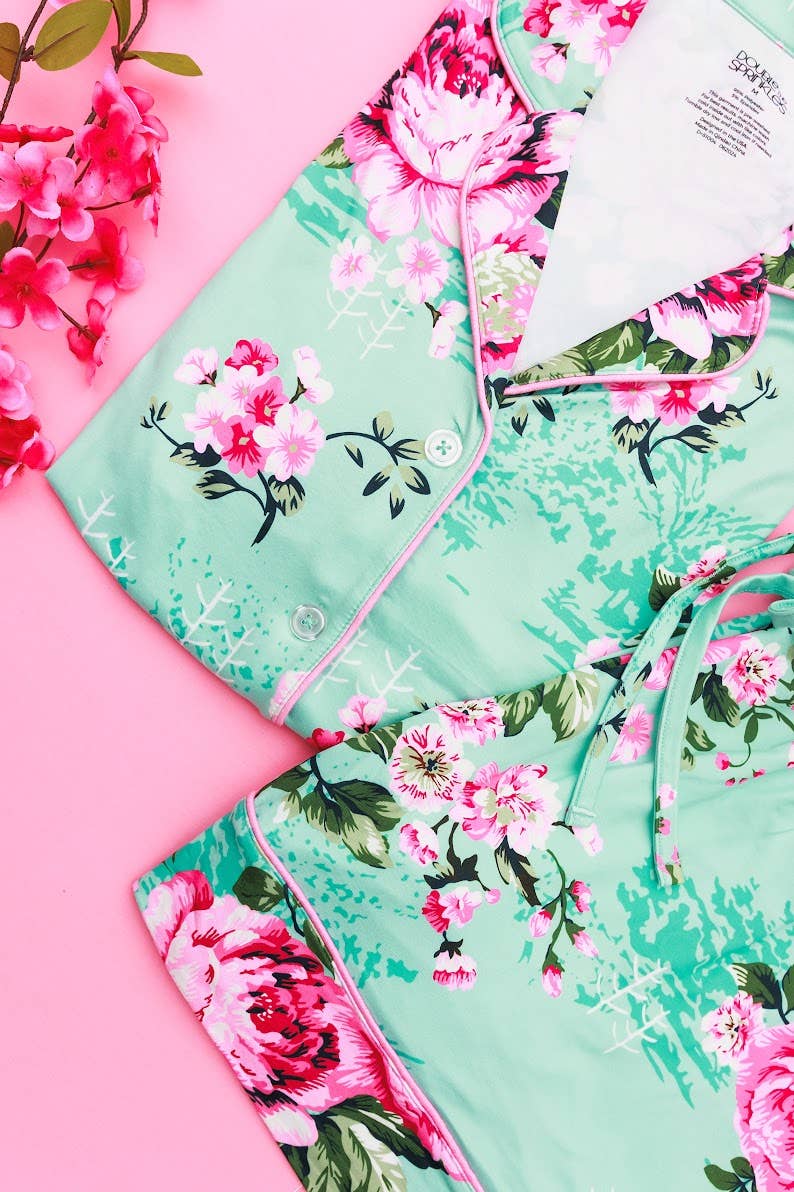 Double the Sprinkles - Wholesale Pyjamaset - Dames - Valentina korte set1