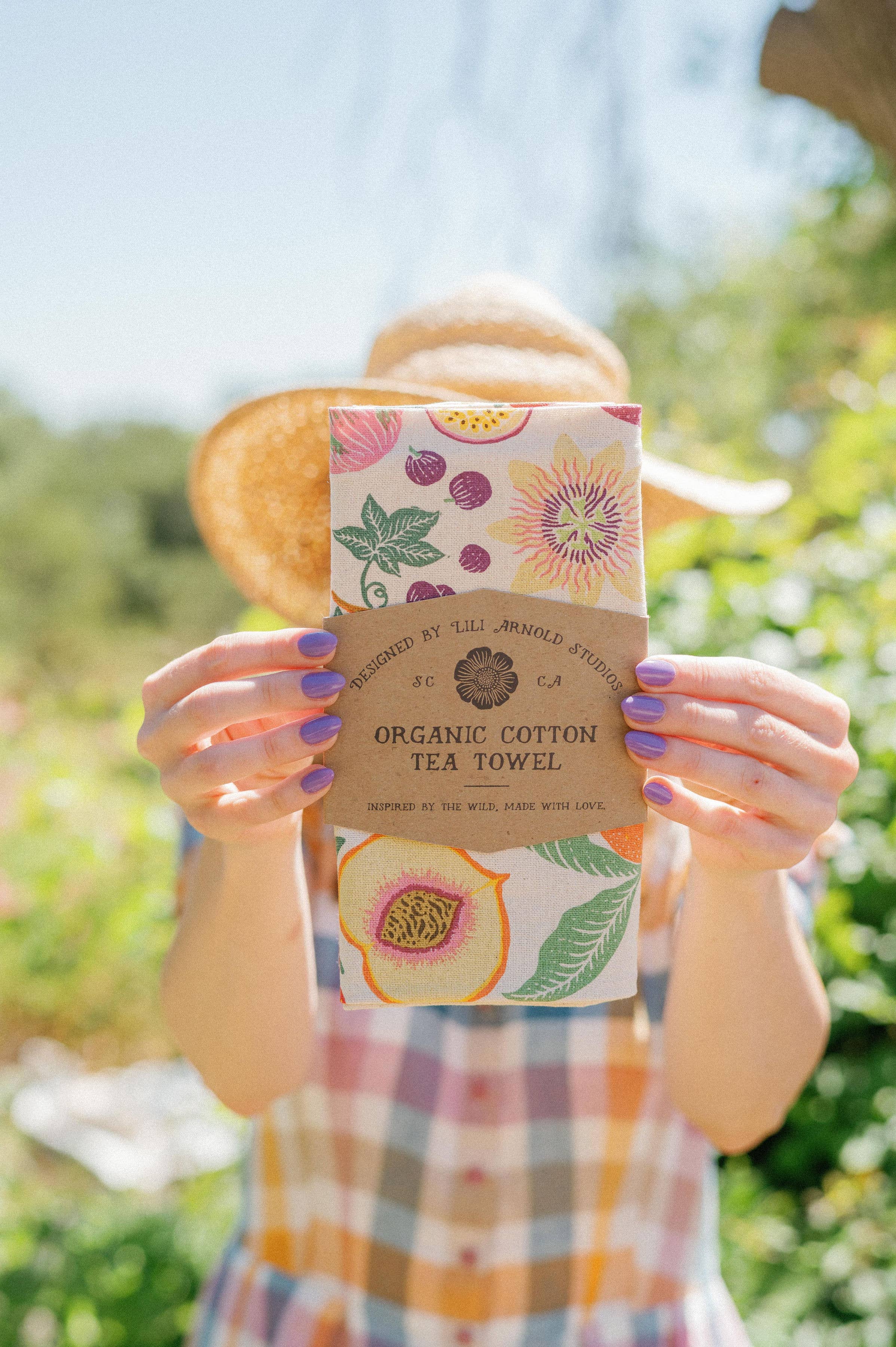 Lili Arnold - Wholesale Tea Towel - Organic Cotton Tea Towel - Fruit Basket6