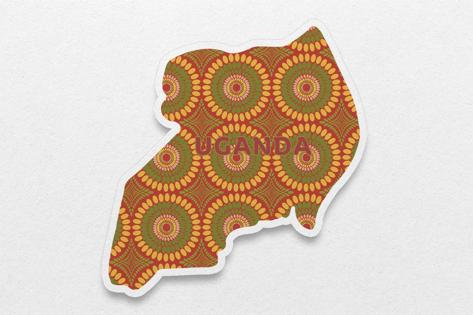 Pounded Yam Productions - Wholesale Sticker - Uganda Sticker (East Africa)0