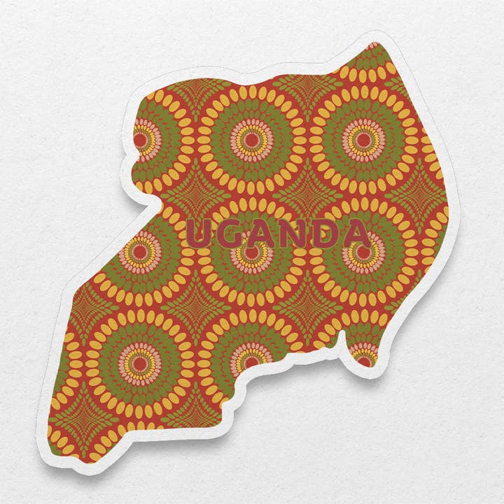 Pounded Yam Productions - Wholesale Sticker - Uganda Sticker (East Africa)