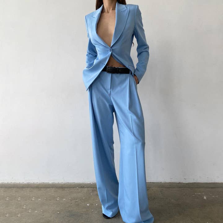 Effortless Elegance Boutique - Wholesale Suit Set - Women's - Elijah Pants Set
