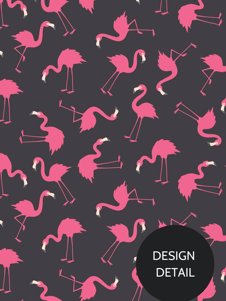 Flamingos 100% Cotton Women's Scrub Cap for wholesale by Dr. Woof Apparel
