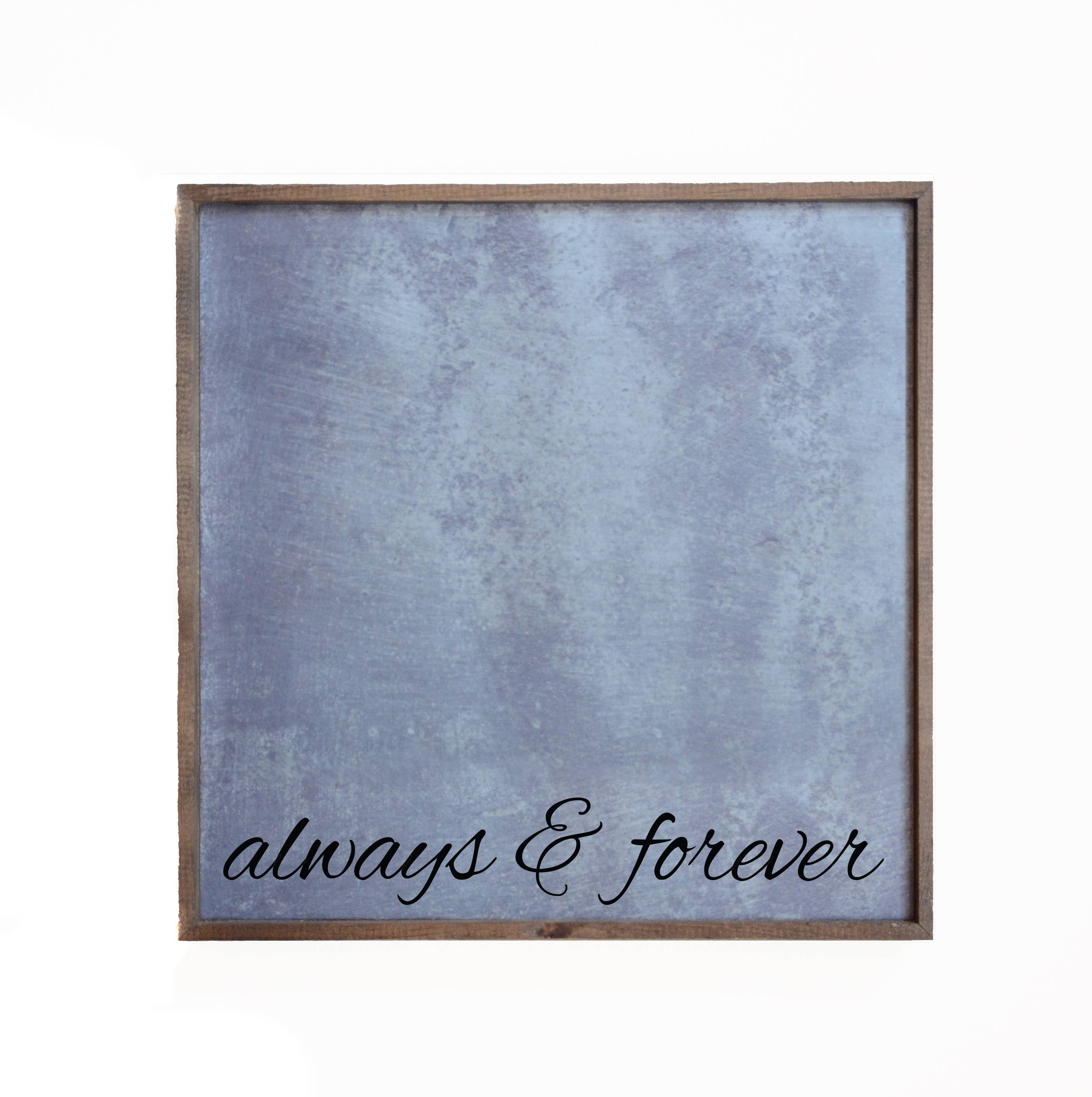 Driftless Studios - Wholesale Picture Frame - 12x12 Magnetic Photo Frame - Always & Forever1