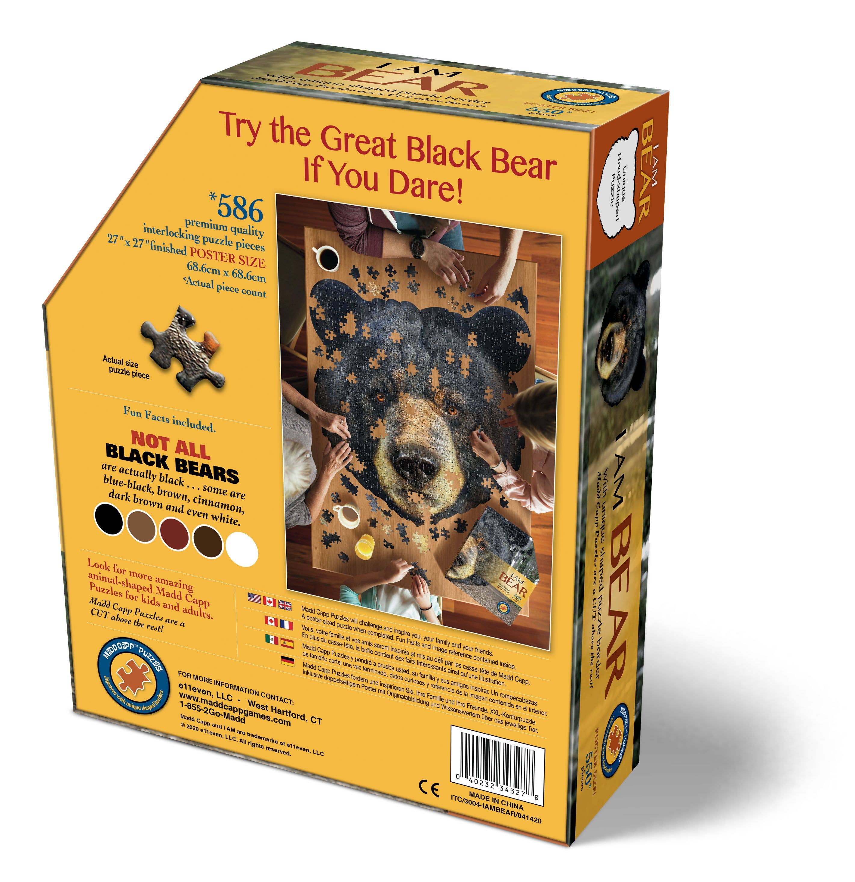 Madd Capp Games & Puzzles - Wholesale Puzzle - Adult - I AM Bear 550 piece jigsaw puzzle gift2