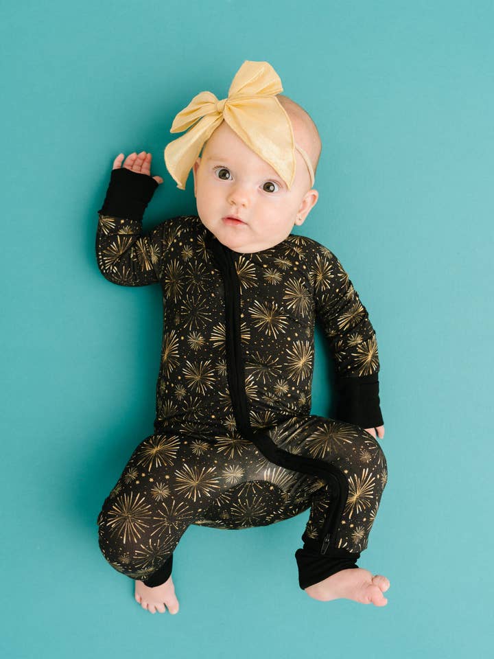 Little One Shop - Wholesale Clothing Set - Baby - Midnight Fireworks Bamboo Sleeper