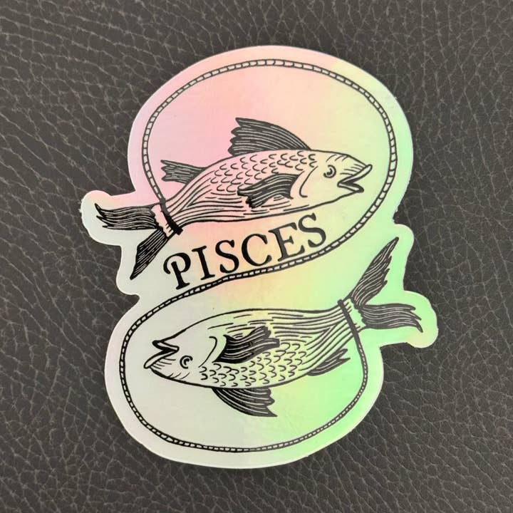 Pegatina Zodiaco Piscis para venta al por mayor de Fount Paper