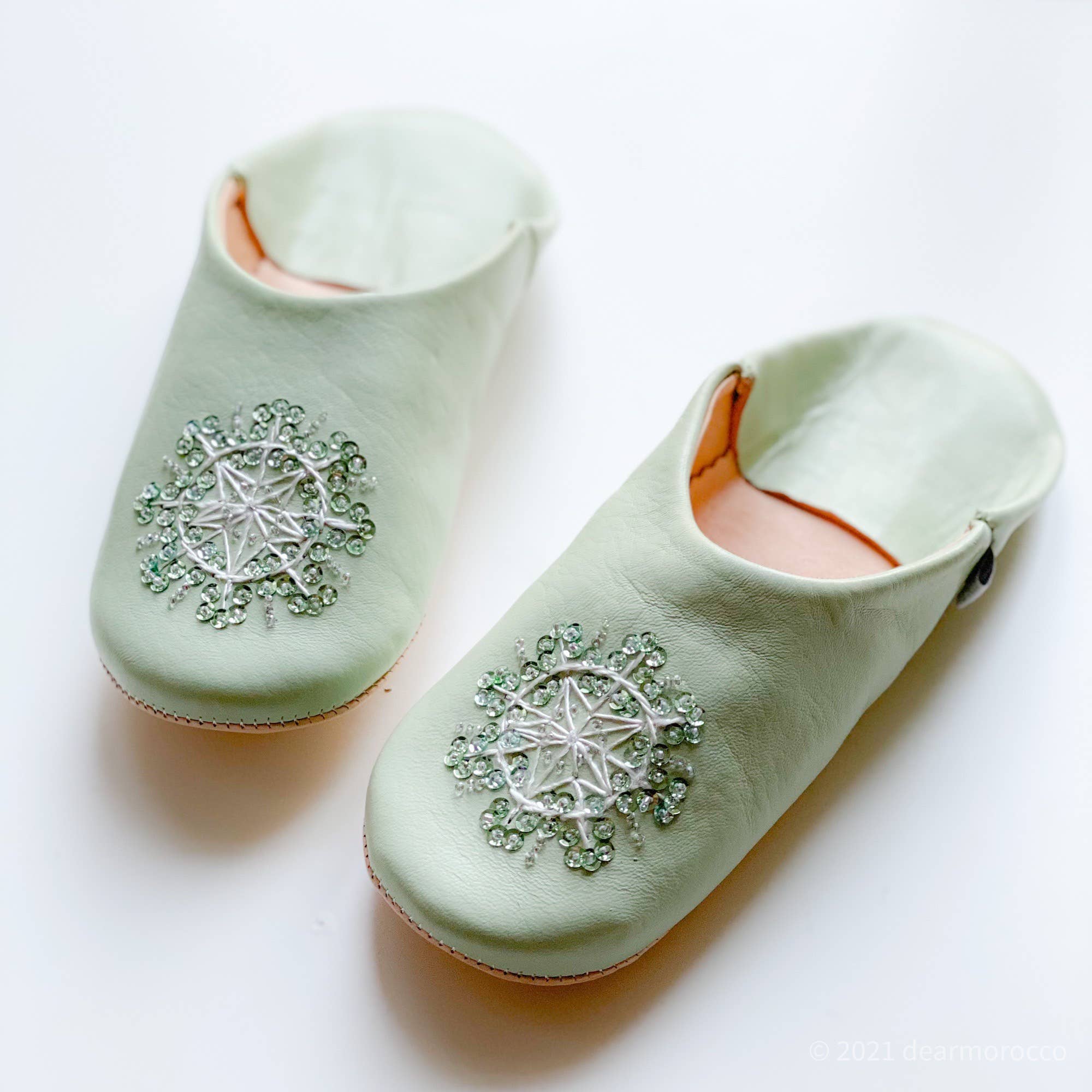 dear Morocco - Wholesale Slippers - Women's - Moroccan  Babouche // SPANGLE / BEADS /  STELLA SET2