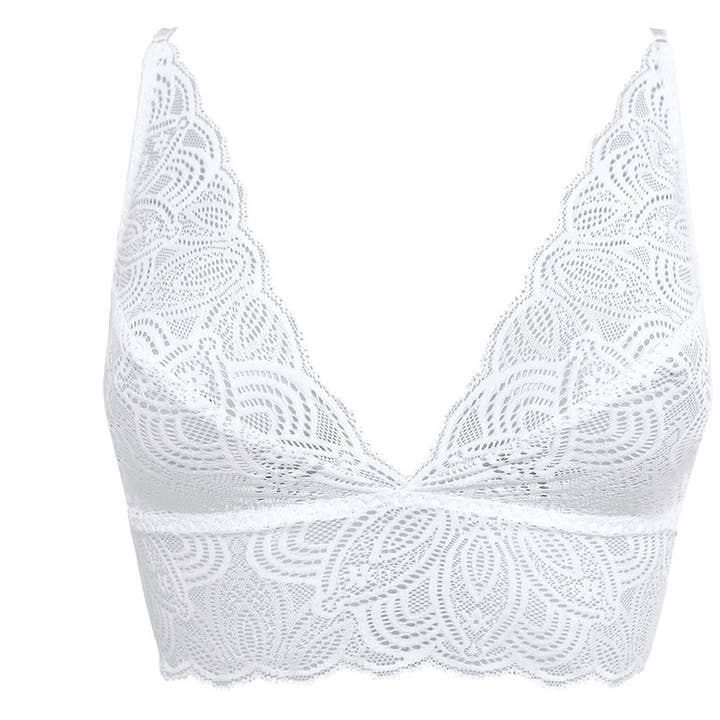 Daylight Bloom White Lace Bralette for wholesale by Anekdot