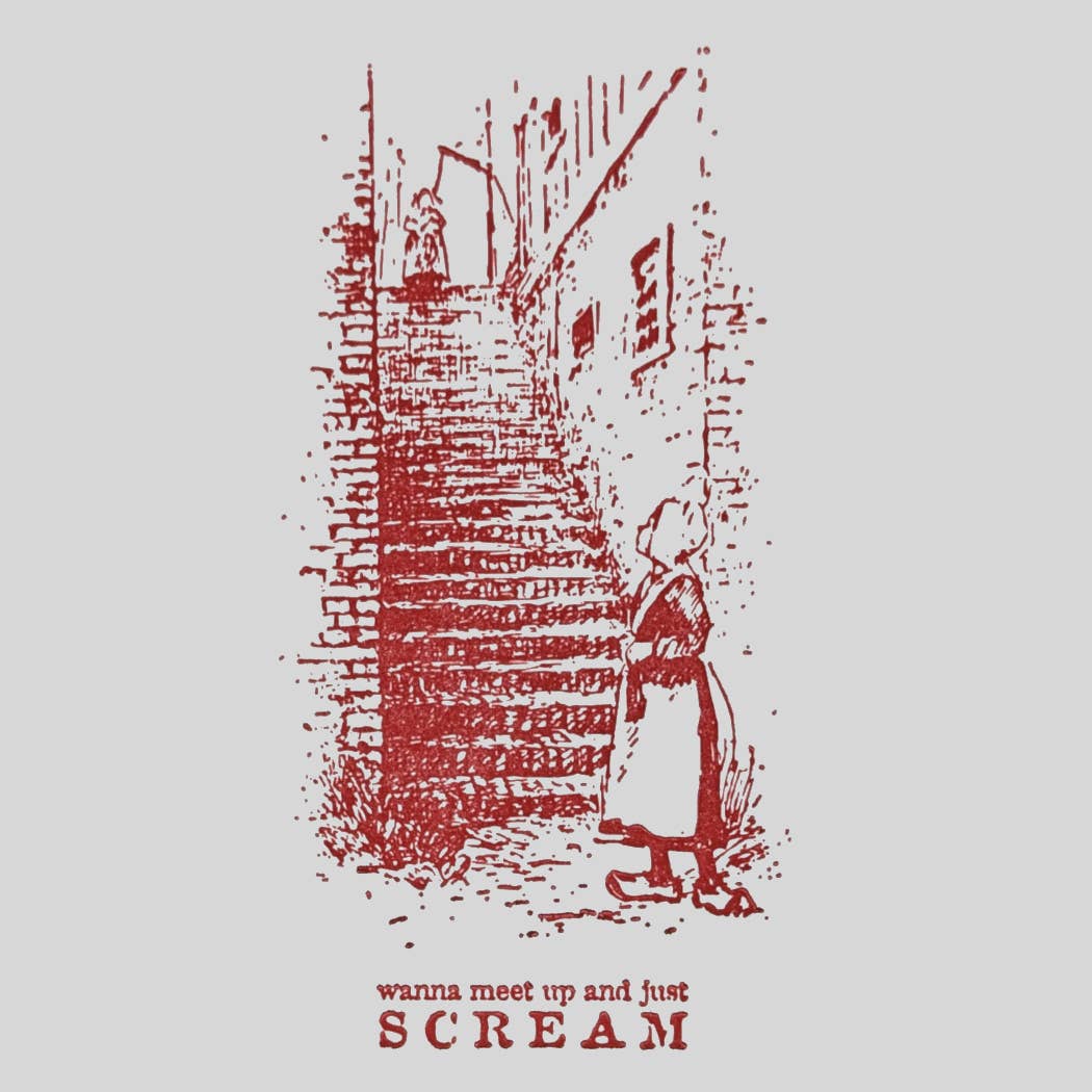 Rx Letterpress - Wholesale Everyday Greeting Card - Wanna Meet Up and Just Scream | Dark Humor Friend Card0