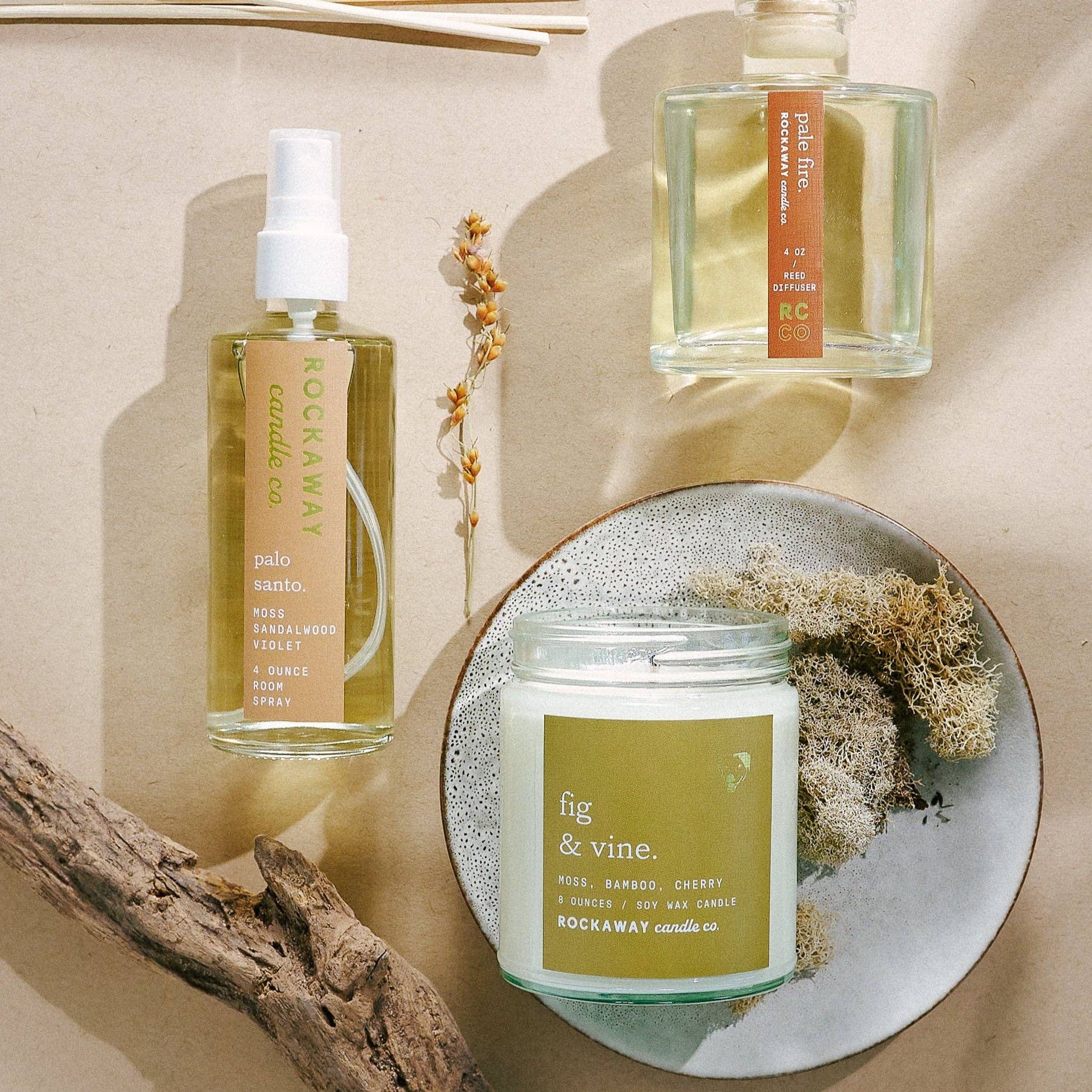 Rockaway Candle Co - Wholesale Room & Linen Spray - Palo Santo Room Spray1