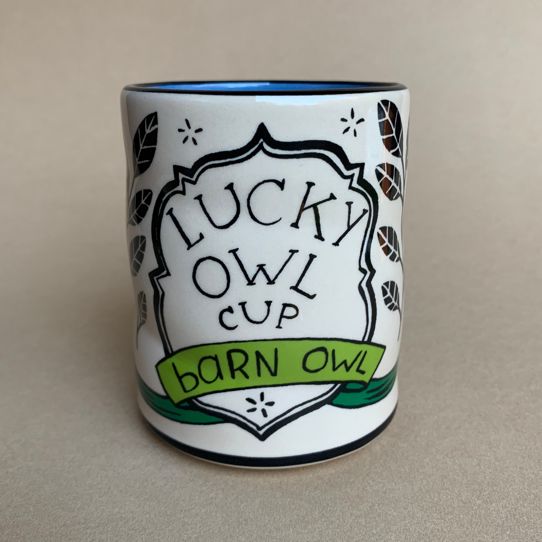 The Bowl Maker - Wholesale Coffee/Tea Cup - Lucky Barn Owl Cup - Large1
