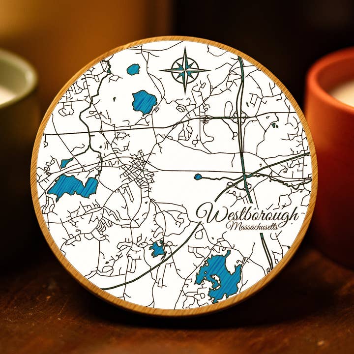 Westborough, MA Magnet Top Candle (Standard) for wholesale by Fire & Pine
