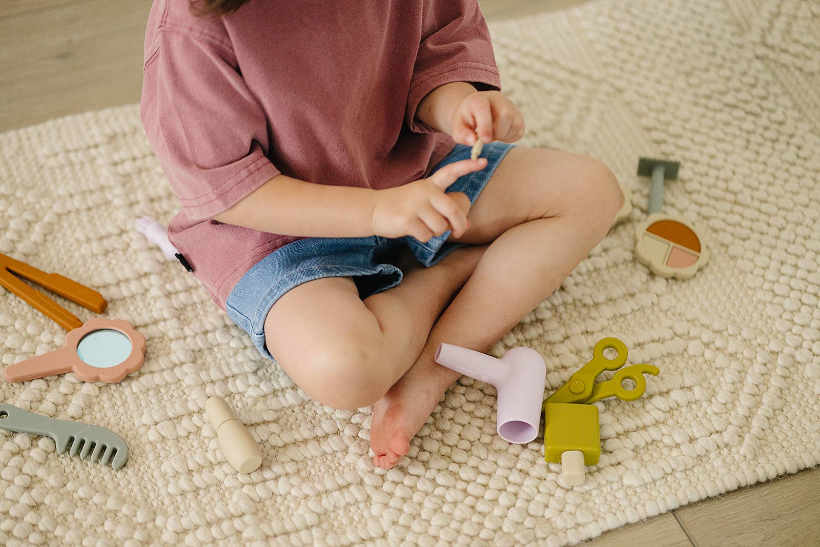 Marlowe & Co - Wholesale Toy Set - Kids - Silicone Hair and Makeup Play Set7