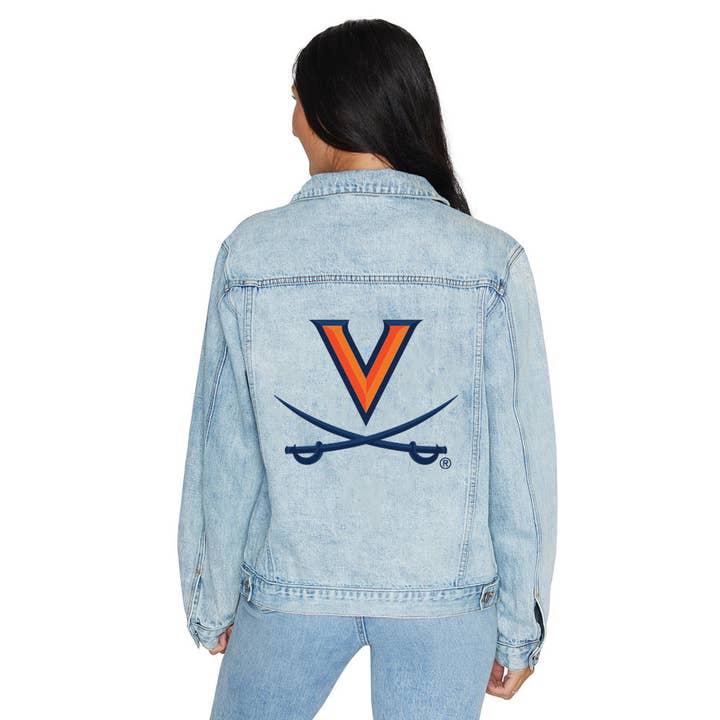 Spijkerjack Virginia Cavaliers voor wholesale door Lojo Collegiate Apparel