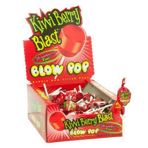 L&F Universal Goods - Wholesale Lollipop - Blow Pop Kiwi Berry Blast Lollipop 48 CT0