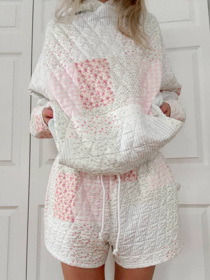 Quilted Pastel Shorts for wholesale on Faire