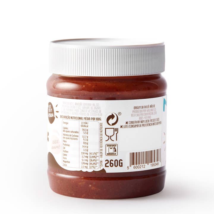 I'M NAT – wholesale Nut butter – Creamy Hazelnut Butter with Cocoa 260g