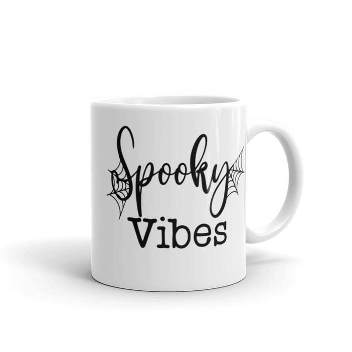 Caneca de café Spooky Vibes por atacado de Words of Ivy