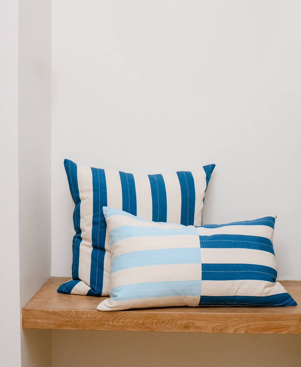 Anchal - Wholesale Lumbar Pillow - Shift Lumbar Pillow Cover - Cobalt3