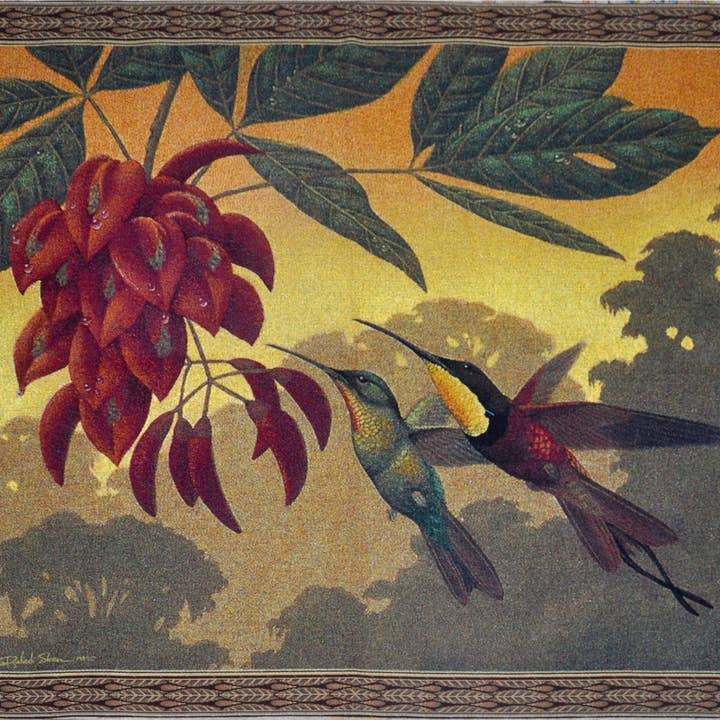 WH-KF | KISSING FLOWERS TAPESTRY WALL HANGING for wholesale by SignareArt