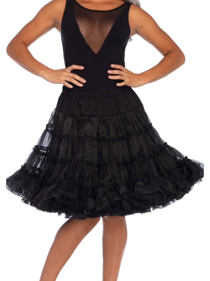 Leg Avenue - Wholesale Costume - Women's - Knee Length Deluxe Crinoline Petticoat Costume Skirt2