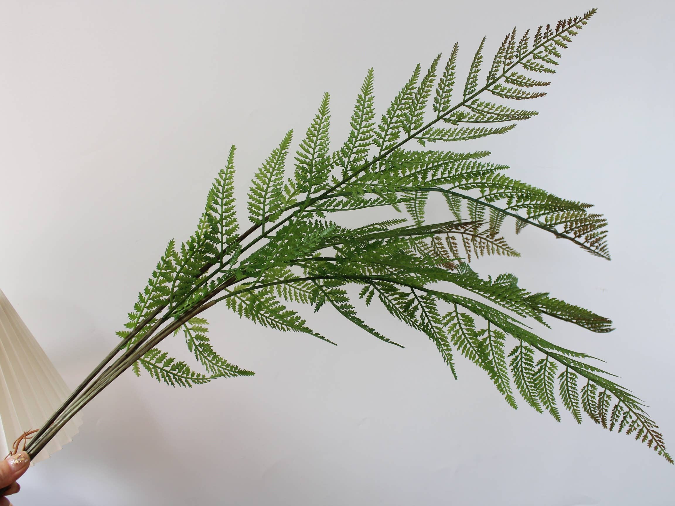 ACNITE(We cover U.S. import duties) - Wholesale Artificial plant - Artificial Fern leaves for vase filler large green branches6