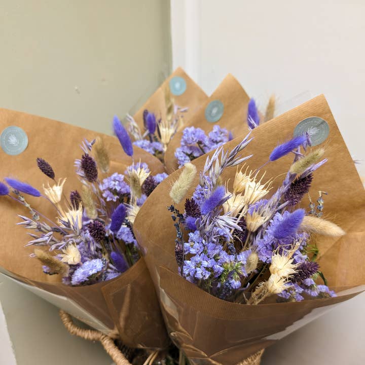Banksia Botanicals - Wholesale Dried/Pressed Flowers - Purple Dried Flower Arrangements2