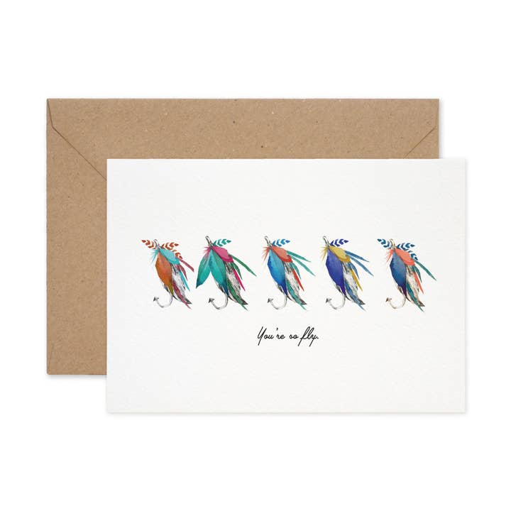 Je bent So Fly Card voor wholesale door Paper Parade Stationers