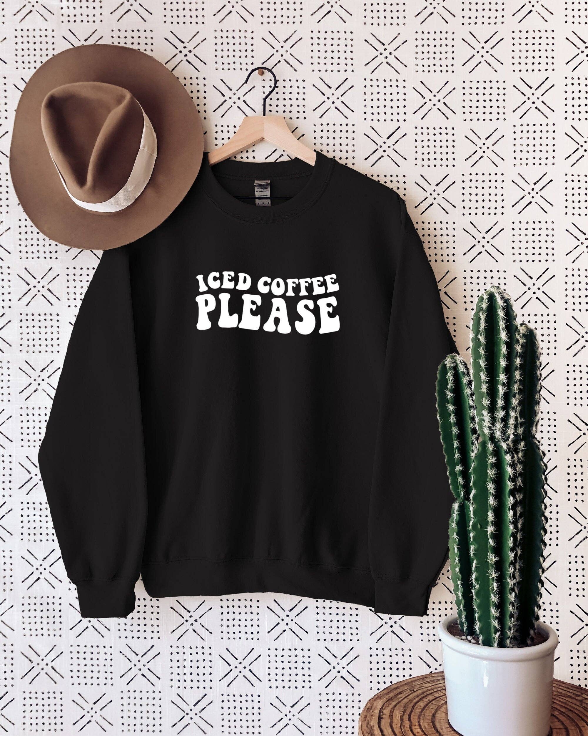 Desert Raine - Wholesale Graphic Sweatshirt - Women's - Iced Coffee Please Sweatshirt3