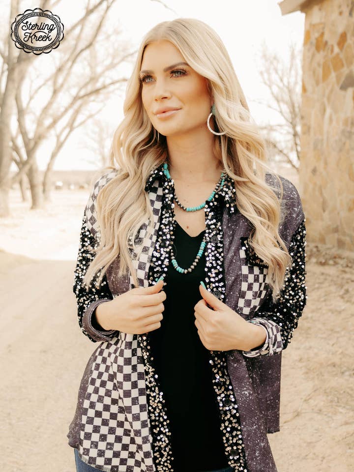 Bad and Boujee Shacket for wholesale by Sterling Kreek