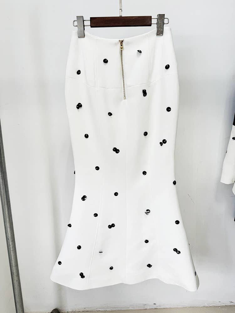 Productseeker - Vendita all'ingrosso Completo top e gonna - Donna - Completo elegante giacca con paillettes e perline e gonna a coda di pesce per bambini 7-8 anni9