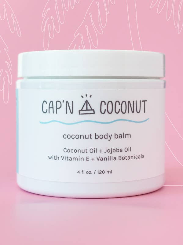 Coconut Body Balm for wholesale by Cap'n Coconut