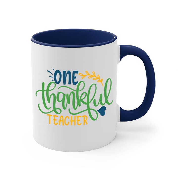 Mugs R Us - Vendita all'ingrosso Tazza - one thankful teacher Style 156#- Tazza da insegnante/tazza da caffè15