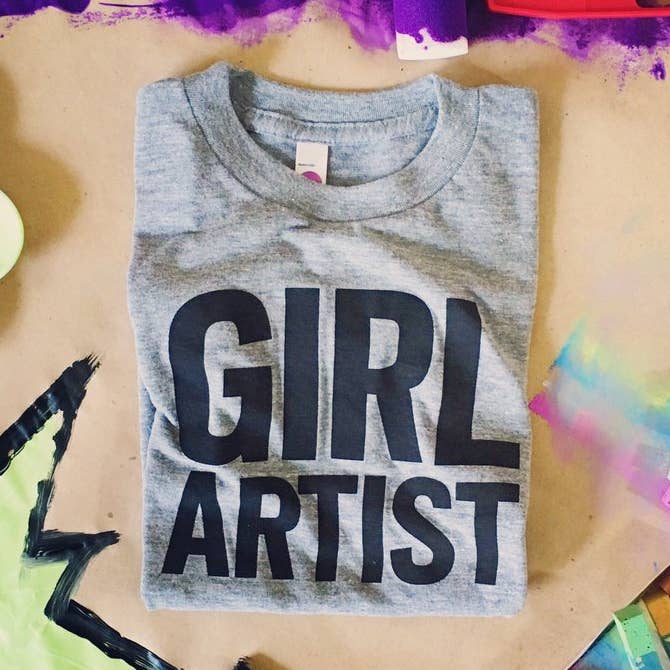 GIRL ARTIST T-SHIRT for wholesale by Girl Wonderful