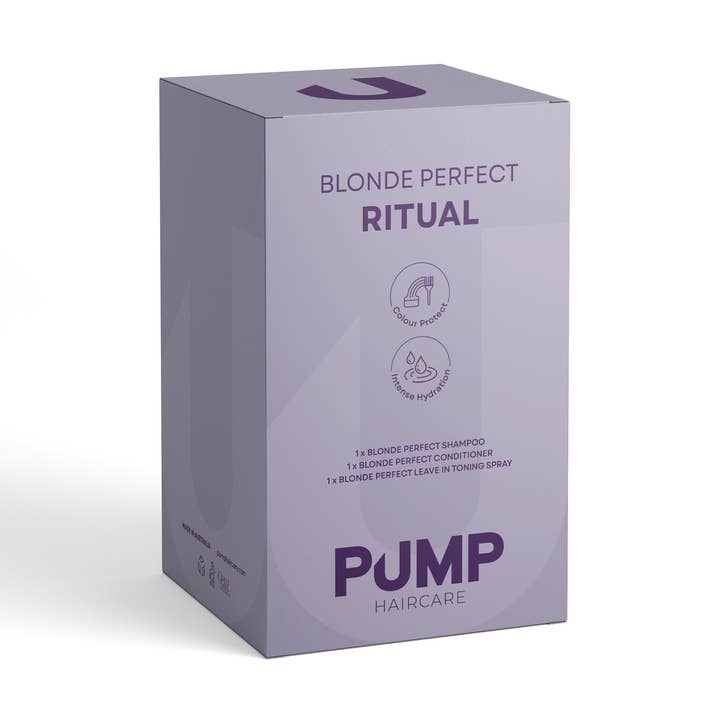Pump Blonde Perfect Ritual (Vejl. pris: 85 $) for engroshandel hos PUMP Haircare