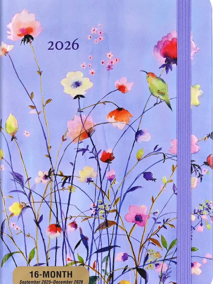 Agenda hebdomadaire 2026 Fleurs sauvages de lavande pour la vente par Peter Pauper Press