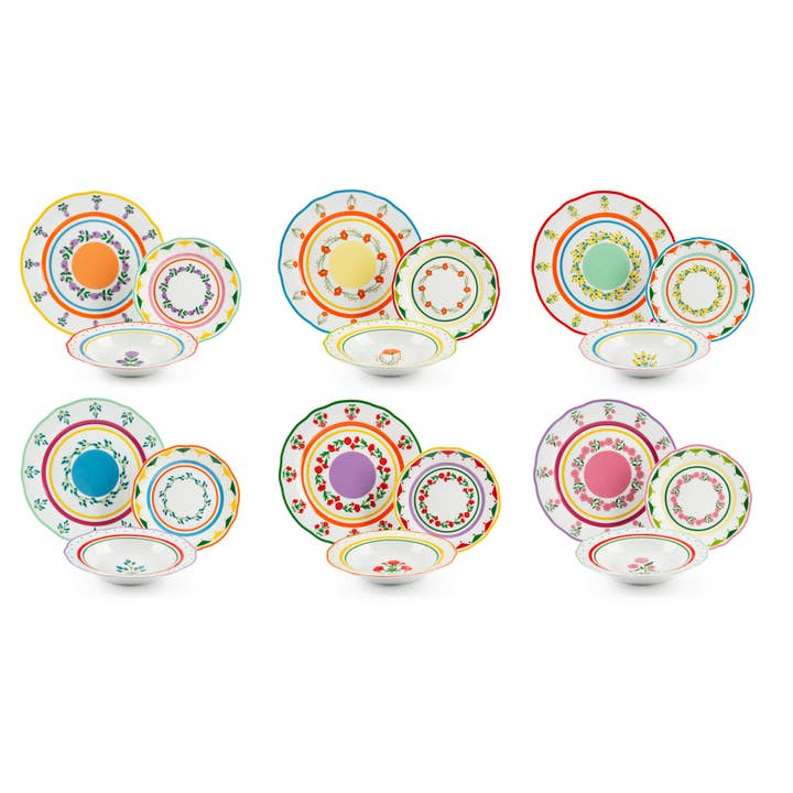 18-Piece Arles Dinnerware Set for wholesale by Bergamaschi & Vimercati S.p.a.