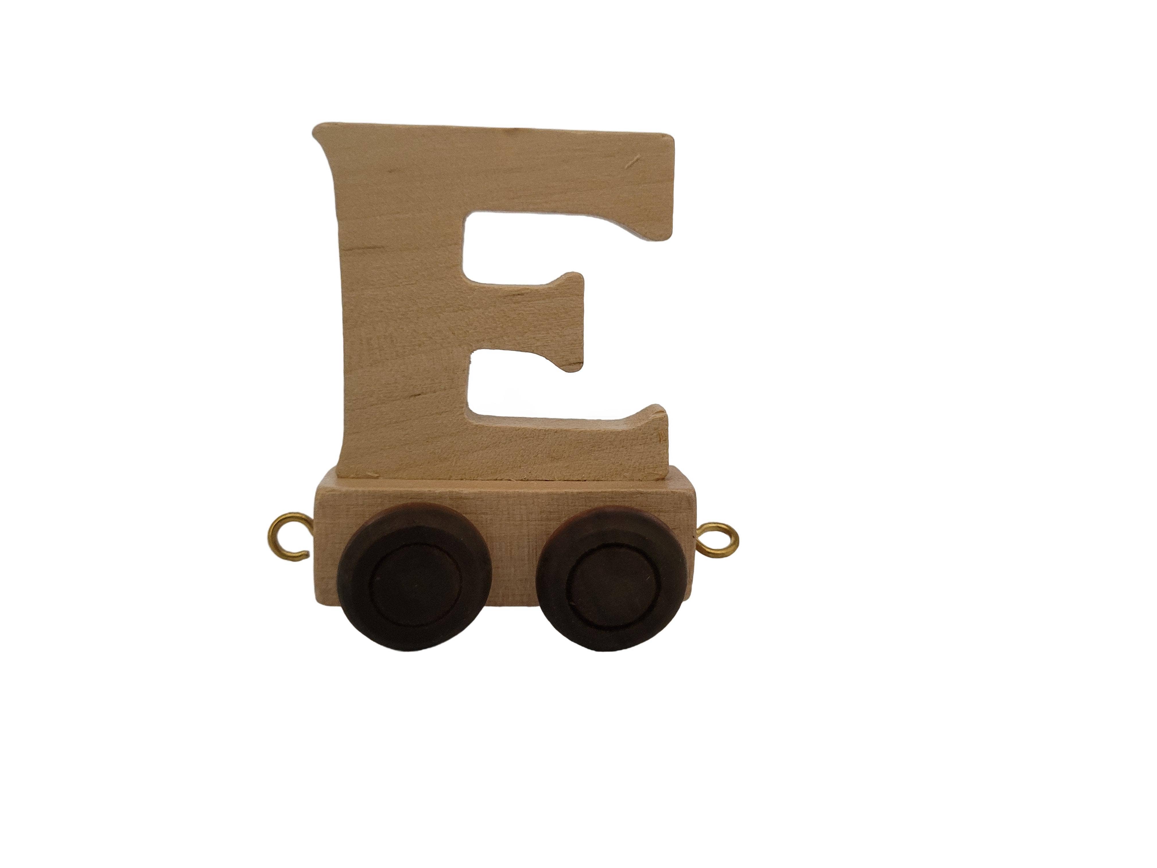 Ryan Town Toys & Gifts - Vente Jouet en bois – enfant - Lettres en bois A-Z - Train de prénom pour enfants (naturel)11