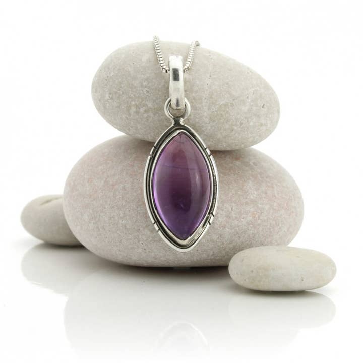 UniArt - Vendita all'ingrosso Collana con ciondolo/pendaglio - Argento e Pietre, Pendente Yací3