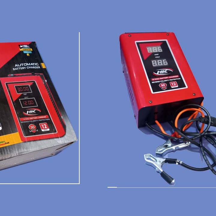 ShahNawaz & Sons - Vente Chargeurs portables - Chargeur de batterie de voiture 12V 20AH7